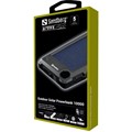 POWER BANK 10000 mAh SOLAR OUTDOOR SANDBERG 420-53, black