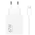 PUNJAČ ORIGINAL XIAOMI 67W HyperCharge Combo (type-A) EU, white + kabel